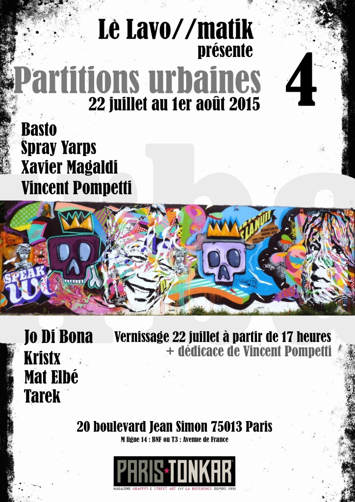 Partitions urbaines Vol. 4 au Lavomatik