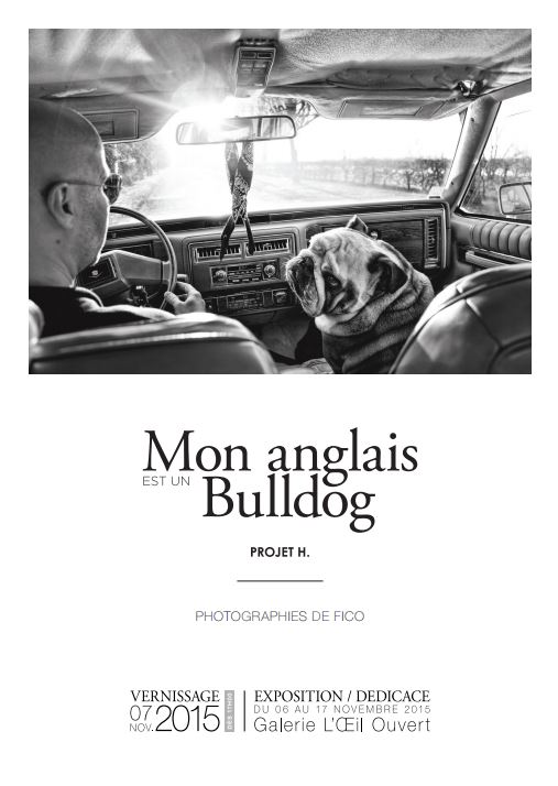 Flyer Mon Anglais est un Bulldog - Projet H. Fico-Recto