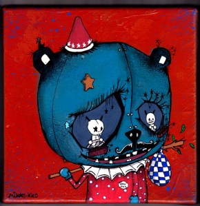 toile 20x20 panda clown 72dpi