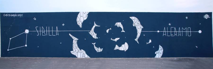 Opiemme, Dolphins, Tribute to Sibilla Aleramo, 2017 (total)