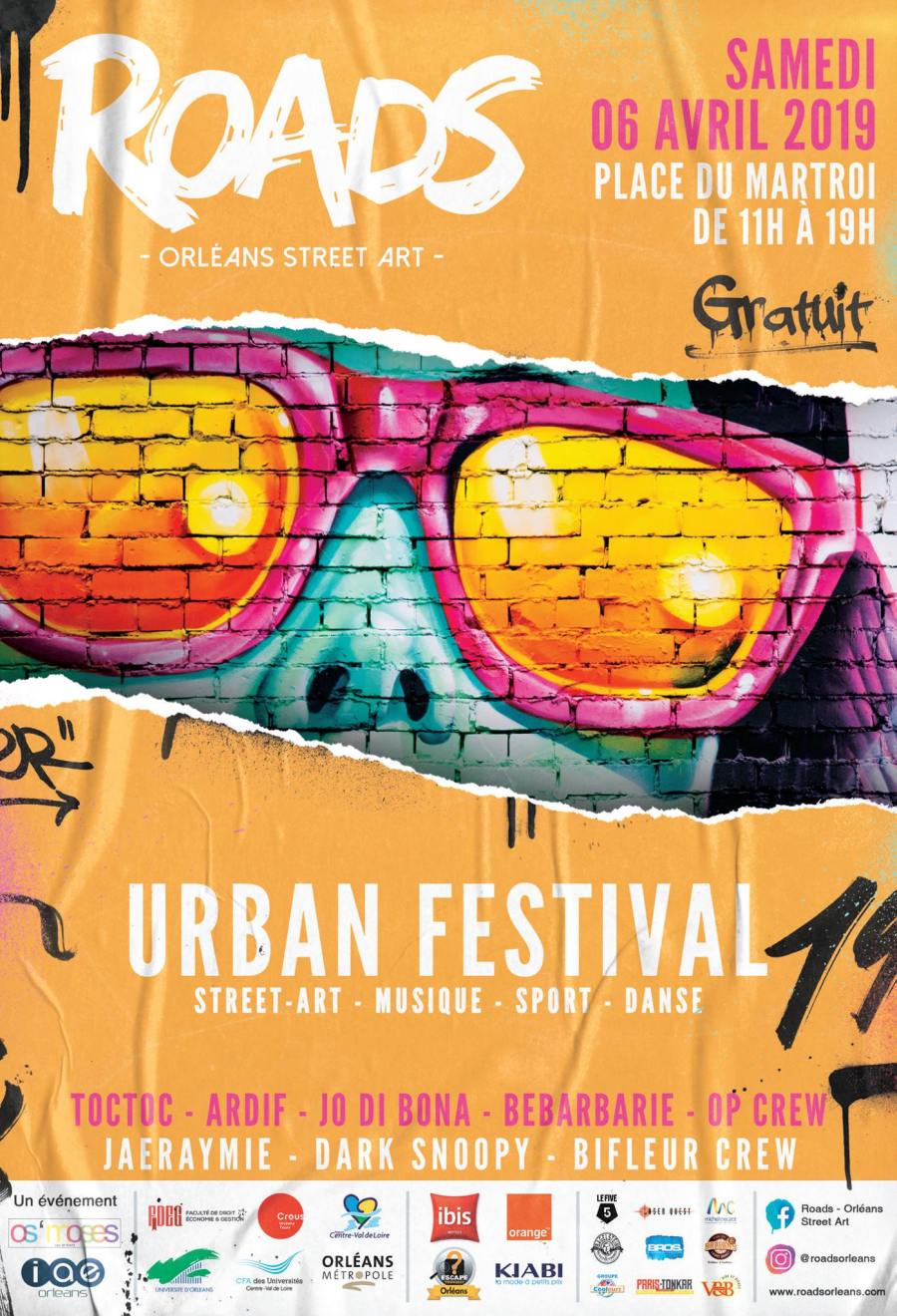 Affiche officielle ROADS 2019