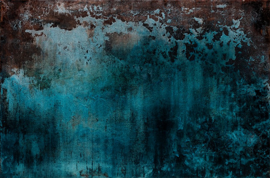 Abysses, 2019, technique mixte sur toile, 54 x 81 cm
