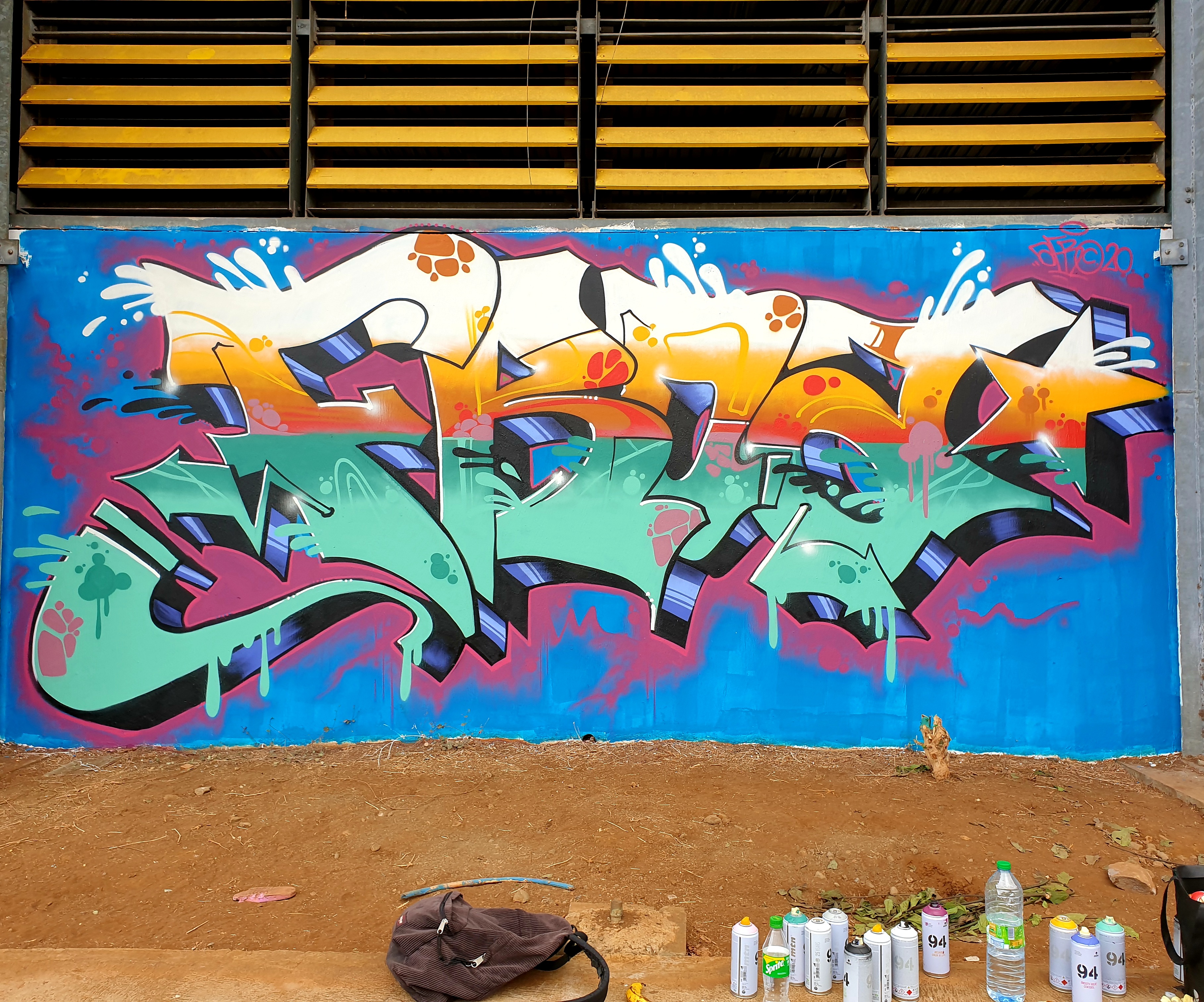 AFRO l 100% GRAFFITI, 100% VANDALE – PARiS TONKAR WebZiNE, image size:3635x3024