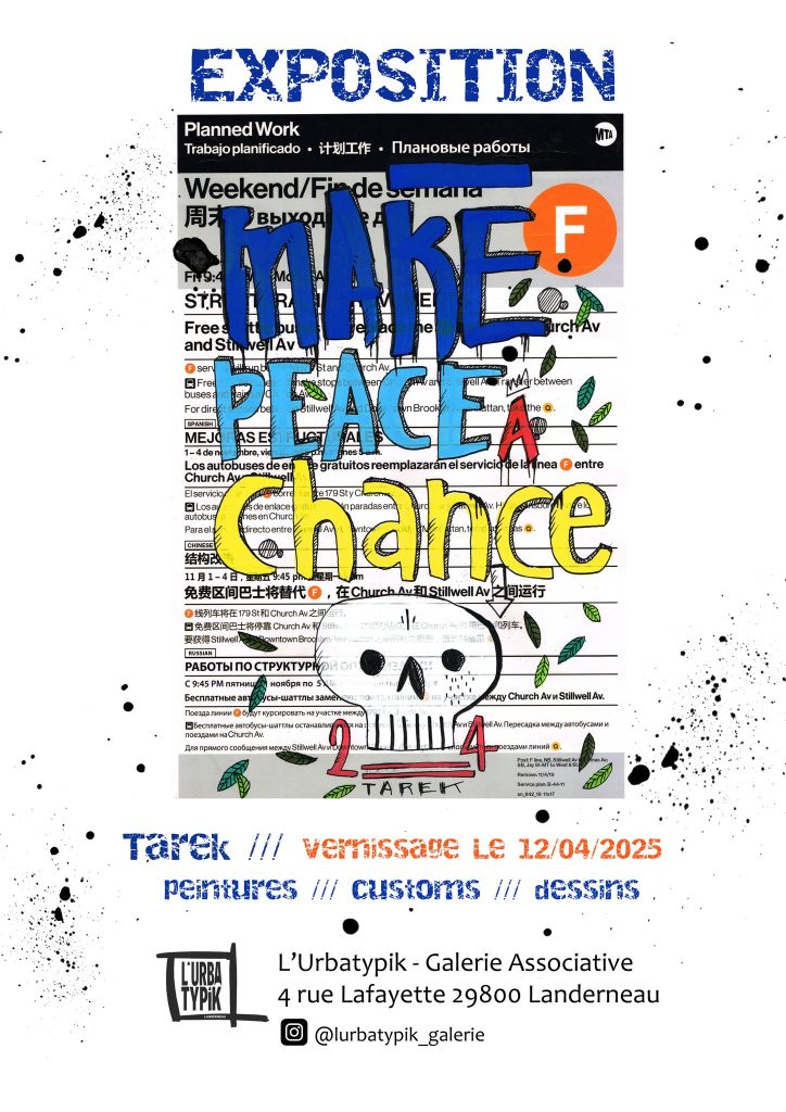 Exposition Tarek galerie L’Urbatypik