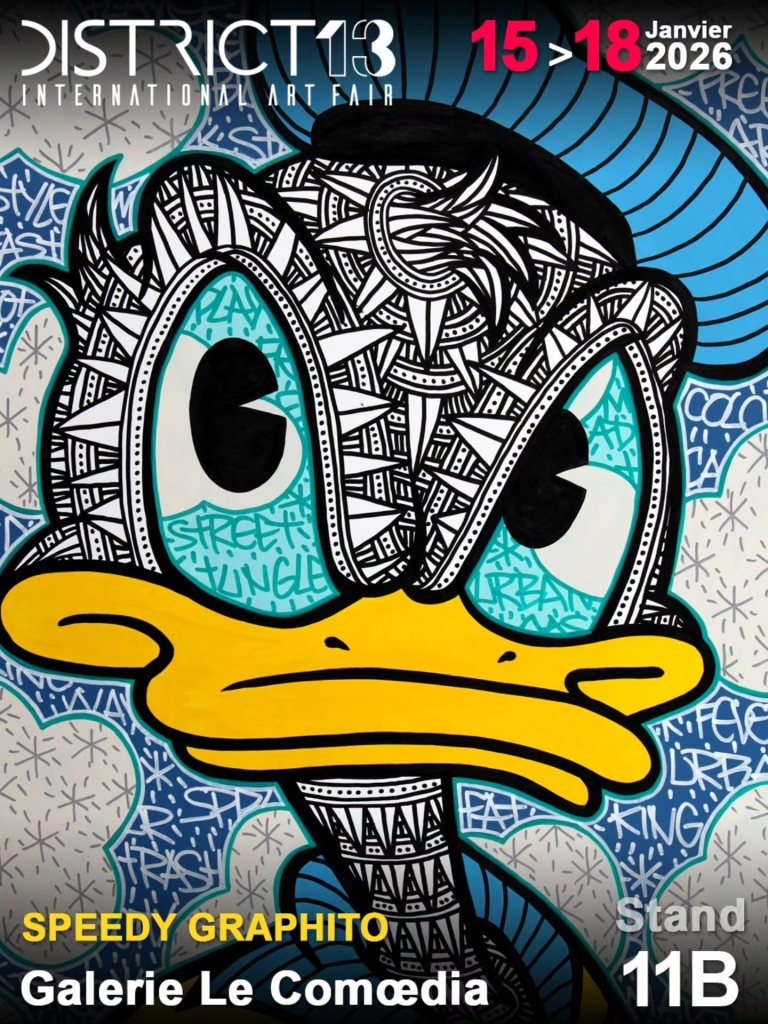Galerie d’art Comoedia fait vibrer District13 2026